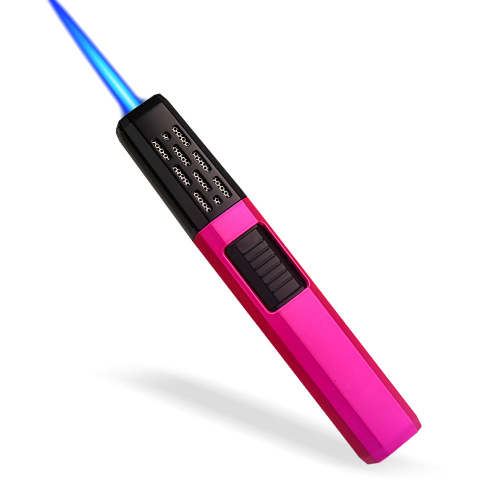 HONEST Torch Lighter Refillable Pen Torch Lighter Adjustable Jet Flame Butane Lighter for Grill BBQ Candle Camping