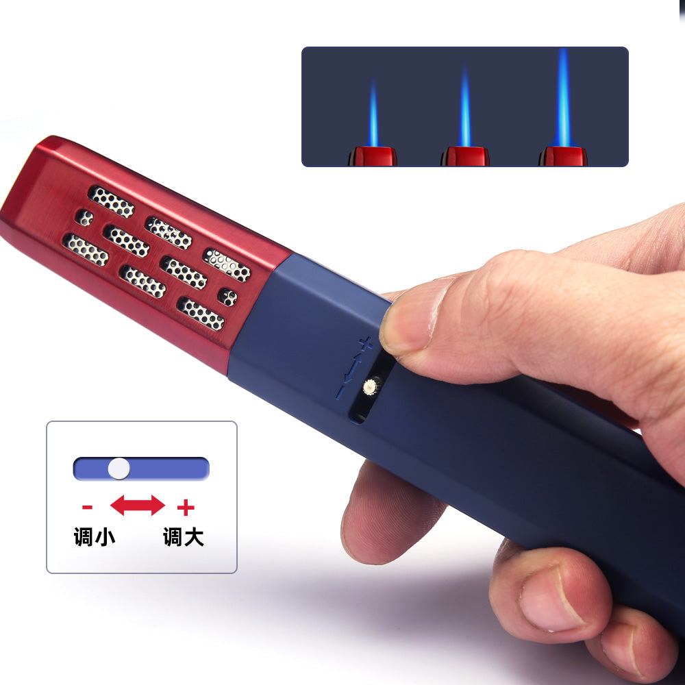 HONEST Torch Lighter Refillable Pen Torch Lighter Adjustable Jet Flame Butane Lighter for Grill BBQ Candle Camping