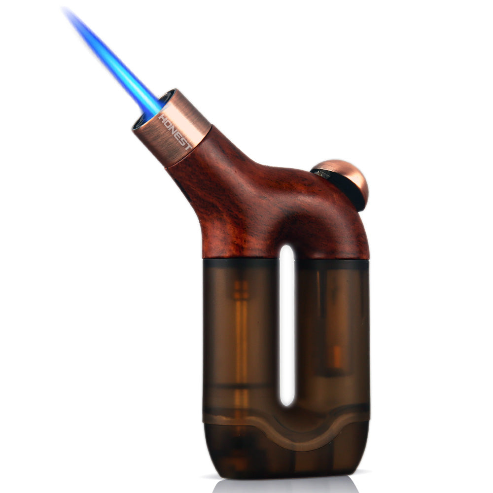 honest cigarette lighter Multi Function Cigar Refillable Butane Gas Lighter with Pipe Tools It can be refillable with butane gas Honest Windproof Retro Cigar Lighter