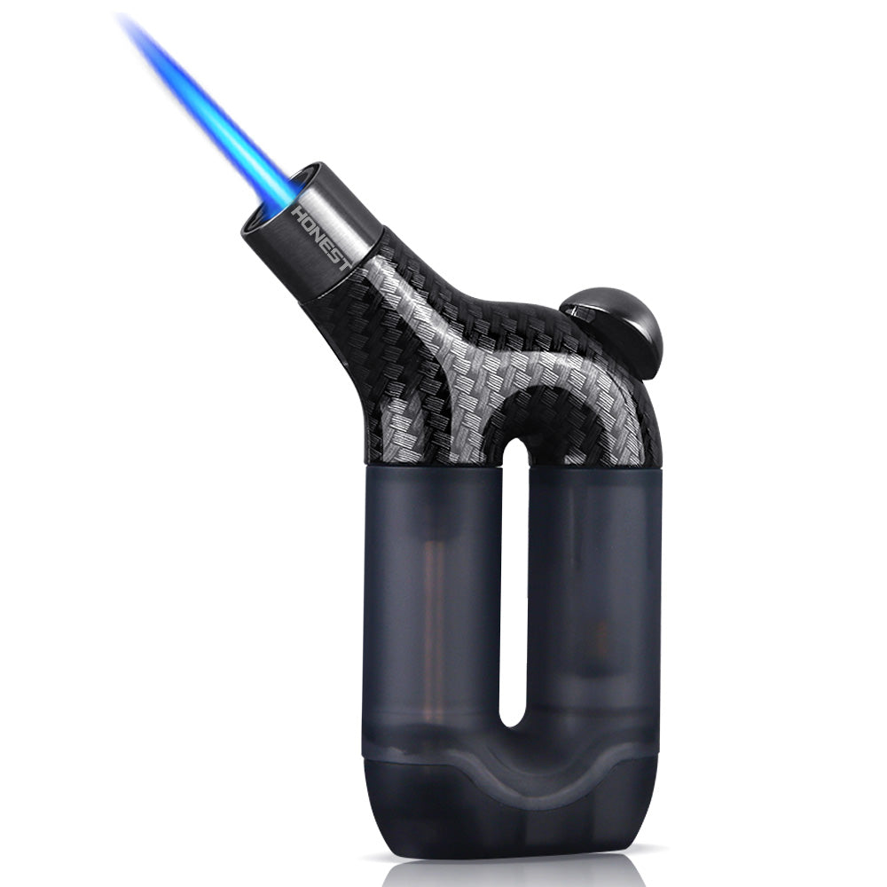 HONEST Torch Lighter Single Jet Flame Butane Lighters Refillable Torch ...