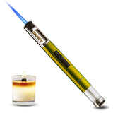 Load image into Gallery viewer, HONEST Torch Lighters Butane Lighters Refillable Single Jet Flame for Candle Grill BBQ Camping