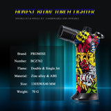 Load image into Gallery viewer, Double Flame Cigar Lighter Torch Lighter Blow Torch Lighter