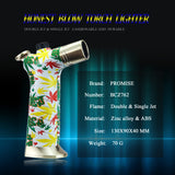 Load image into Gallery viewer, Double Flame Cigar Lighter Torch Lighter Blow Torch Lighter