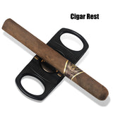 Load image into Gallery viewer, PROMISE Cigar Cutter Guillotine Stainless Steel Double Blade 27mm Cigar Diameter Guillotine Cigar Cutter