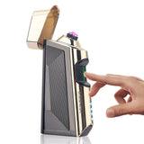 Load image into Gallery viewer, HONEST Arc Lighter X Plasma Lighters Rechargeable USB Lighter Electric Lighter for Cigarette with LED Display Power USB  lighter
