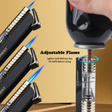 Load image into Gallery viewer, Jet  Lighter Windproof Turbo Strong Flame for Cigarette women Men gifts