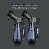 Load image into Gallery viewer, Jet Torch Lighter Windproof Gas Butane Refillable Torch Lighter with Clear Window