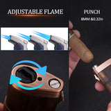 Load image into Gallery viewer, Promise by Honest Jet Torch Cigar Lighter, Power Flame Adjustable Butane Refillable Cigar Lighter Outerdoor
