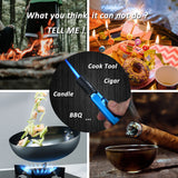 Load image into Gallery viewer, PROMISE Torch Lighters, Butane Lighters Refillable Single Jet Flame for Candle Grill BBQ Camping Lighter Without Gas