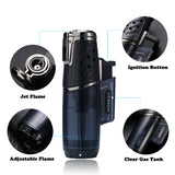 Load image into Gallery viewer, Cigar Torch Lighter Windproof Turbo Strong Flame for Cigarette