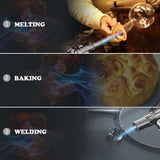 Load image into Gallery viewer, Double Fire Kitchen Blow Torch Lighter Culinary Kitchen Torch with Safety Lock and Adjustable Flame